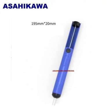 Asahikawa Sedotan Timah Solder Pump Vacum Pompa Penyedot Timah Panjang 195MM
