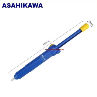 Asahikawa Sedotan Timah Solder Pump Vacum Pompa Penyedot Timah Panjang 330MM