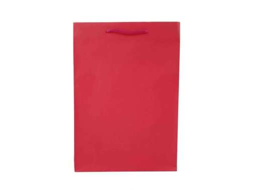 PAPER BAG POLOS/ PAPER BAG WARNA/ PAPER BAG MEDIUM/ BA2332G - Merah MERAH