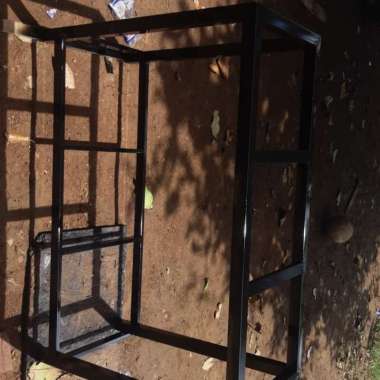 Rak Besi Hollow Aquarium Ukuran 80Cm Lebar 40Cm Tinggi 70Cm 3X3 Multicolor