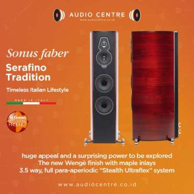 Sonus Faber Serafino Tradition Floorstanding Speaker made in Italy Merah
