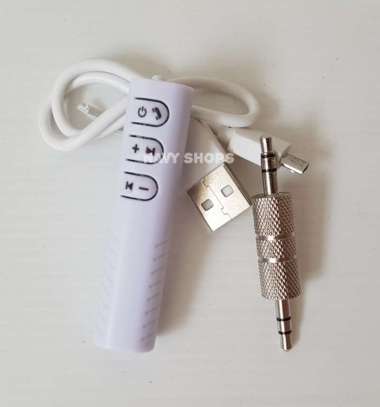 NS - Bluetooth Receiver Wireless Ck450 - Bluetooth Audio Receiver Stereo PUTIH