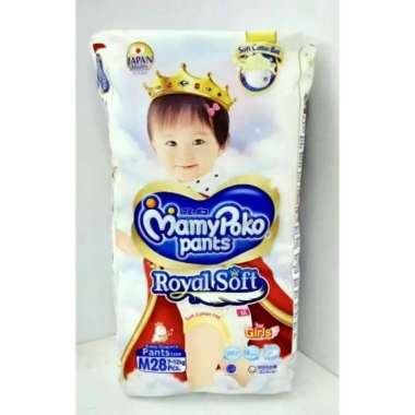 Promo Harga Mamy Poko Pants Royal Soft M28 28 pcs - Blibli