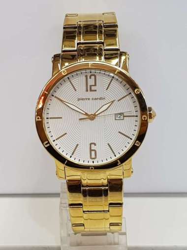 Pierre Cardin PC105451F06 Mon Nom Jam Tangan Pria Stainless Steel Gold