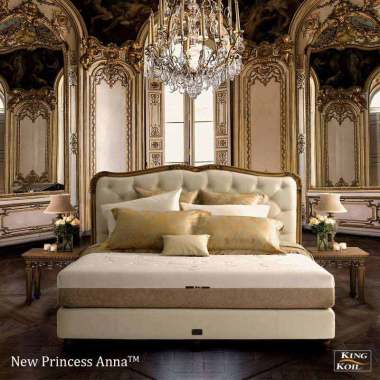 King Koil - Princess Anna, Kasur Saja 200 x 200 Putih