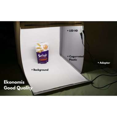 Box Studio Foto Ukuran 50x50 IMPODIO - Box Standart Putih