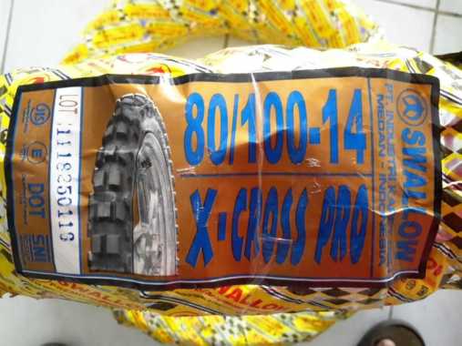 BAN TRAIL RING 14 UK 80/100-14 X-CROSS PRO SWALLOW