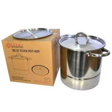Supra Stock Pot Steamer 30Qt- Panci Steamer 28 Liter