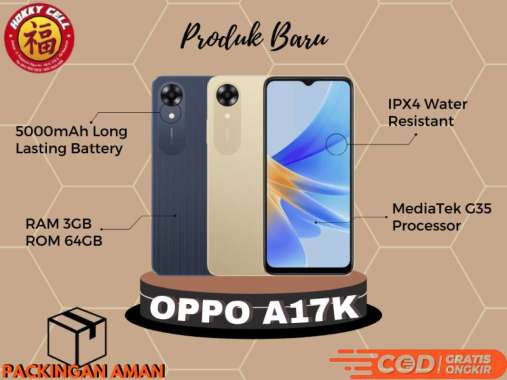 OPPO A17K RAM 3 ROM 64