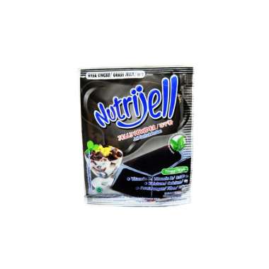 NUTRIJELL JELLY POWDER RASA CINCAU GRASS JELLY 15 GRAM
