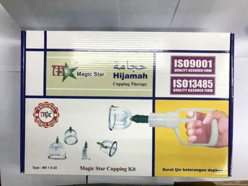 MagicStar Alat Bekam isi 24 / Kop Angin / Hijamah Cupping Therapy