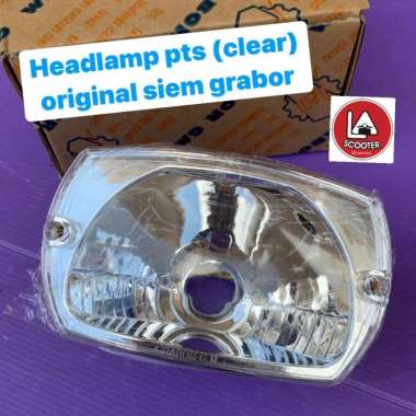 Headlamp pts (clear) original siem grabor