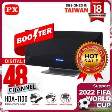 ANTENA TV DIGITAL ANALOG INDOOR BOOSTER [PX HDA-1100]