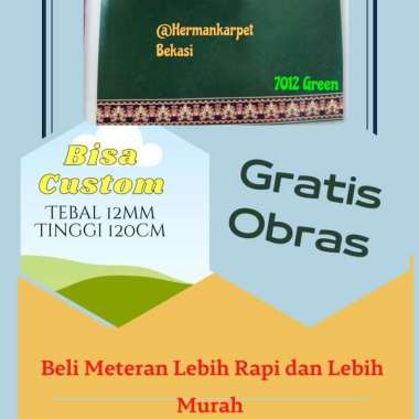 Karpet Masjid Meteran Karpet Sajadah Karpet Mushola Tebal 12Mm
