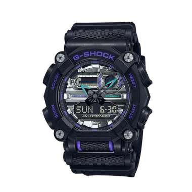 Jam Tangan Pria Casio G-Shock Digital Analog Black Strap GA-900AS-1ADR