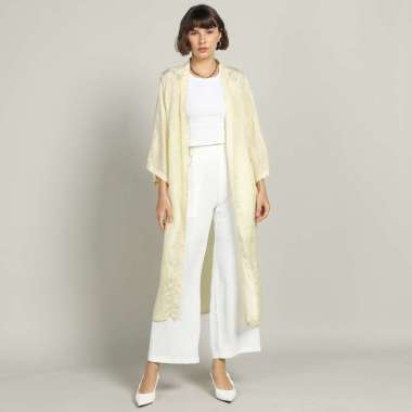 Ester Viscose Silk Batik Long Outer / Luaran Panjang Lengan Panjang Batik Sekouwit