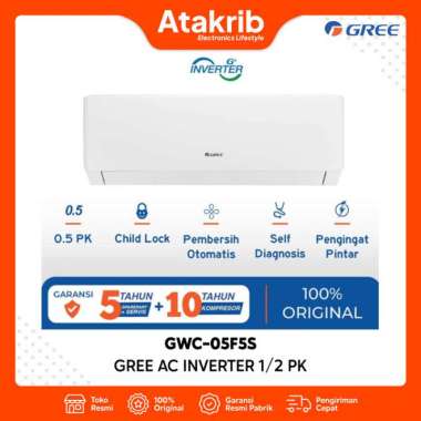 GREE AC INVERTER 1/2 PK GWC-05F5S-I GWC-05F5S F5S
