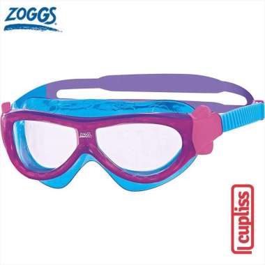 Zoggs Goggles 126240 Phantom Kids Mask Clear Purple Kacamata Renang