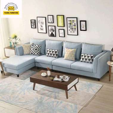 sofa keluarga minimalis/sofa L shape