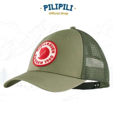 Topi Trucker Cap Fjallraven 1960 Logo Långtradarkeps Green S