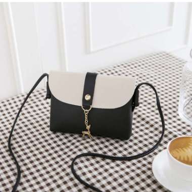 MISCHA Korean shoulder tas selempang tas wanita mini BLACK