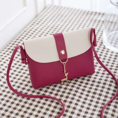 MISCHA Korean shoulder tas selempang tas wanita mini RED
