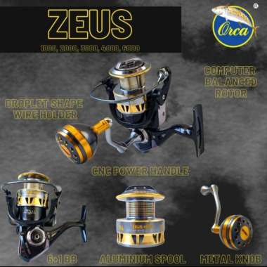 REEL POWER HANDLE ORCA ZEUS 1000 2000 3000 4000 6000 - 3000 6000