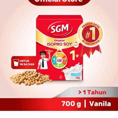 Promo Harga SGM Eksplor Soya 1-5 Susu Pertumbuhan Vanila 700 gr - Blibli