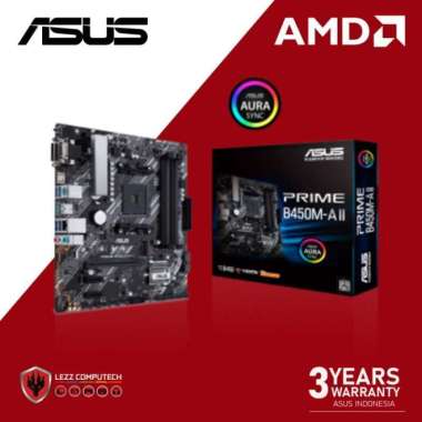 Asus Prime B450M-A Ii (Amd B450, Am4, Ddr4) Ryzen