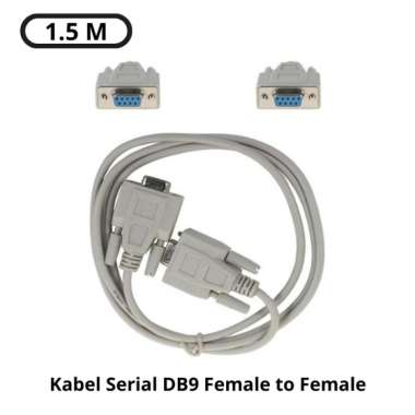 Kabel Serial RS232 Female to Female 1.5 Meter