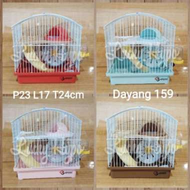 Dayang Hamster Cage Kandang Hamster Set Lengkap Campbell Syrian