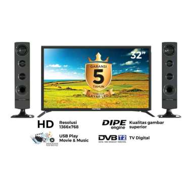 Polytron Digital TV Cinemax 3inc PLD 32TV1855