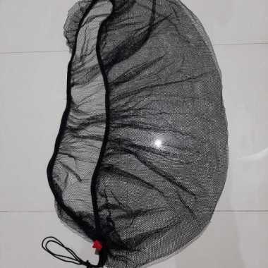 tutup jaring cover bak fiber kolam terpal oval 100x75cm