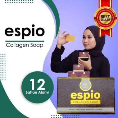 Sabun Cuci Muka wanita/pria Untuk Kulit Sensitif Sabun ESPIO Collagen Pemutih Badan Sabun ESPIO Coll