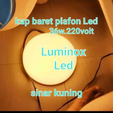 Lampu Teras Plafon Baret Led 36Watt 36W Kuning Ceiling Bulat 36 Watt