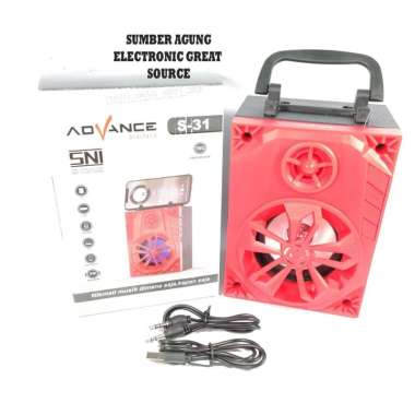 Advance S31 Speaker Aktif Bluetooth Suara Kencang Handphone Holder