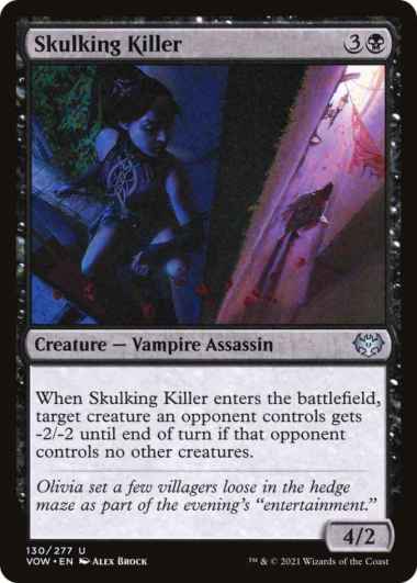 Kartu MTG - Skulking Killer - VOW - Uncommon - EN - 130