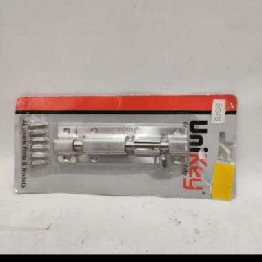 Grendel Uni Key UniKey Kunci Slot Pintu Stainless Bulat 4 in