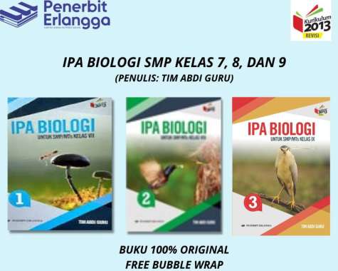 BUKU IPA BIOLOGI KELAS 7,8,9 ERLANGGA KELAS 8