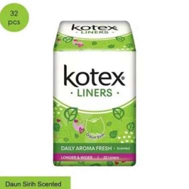 Kotex Pantyliner Longer Wider 32 pcs / Pembalut Kotex Pantyliner 32