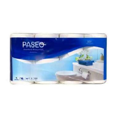 Paseo Luxuriously Soft Toilet Tissue / Tisu Toilet Isi 8 roll
