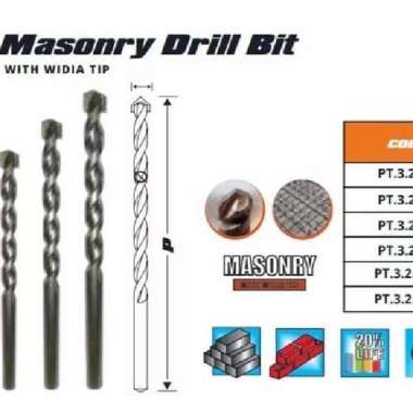 mata bor beton 3 mm blackfoot