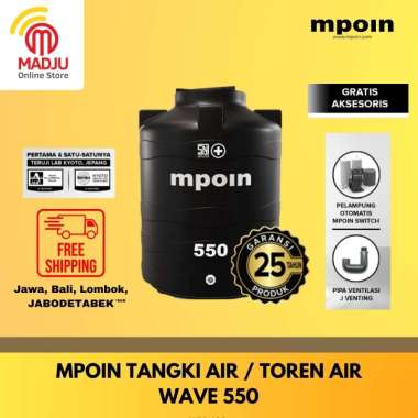 TOREN AIR MPOIN TANGKI AIR MPOIN W550 550 Liter Wave Series