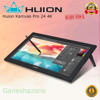 Huion Kamvas Pro 24 4K 140% sRGB Drawing Tablet Display