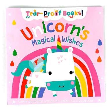Tear-Proof Books! UNICORN'S MAGICAL WISHES with opposite words to point out together