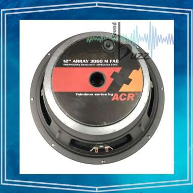 Speaker ACR 12 Inch Full Range Fabulous Series by ACR ARRAY 3060 M FAB Hitam