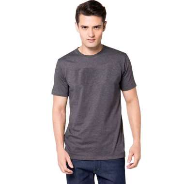 VM Kaos Jumbo Oblong Polos Pendek Abu Tua 6XL
