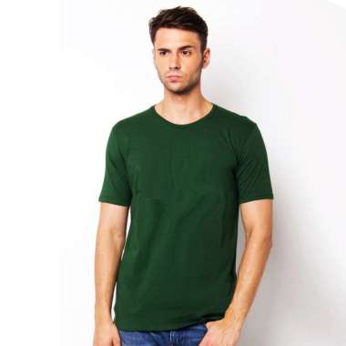 VM Kaos Jumbo Oblong Polos Pendek Hijau Army 4XL