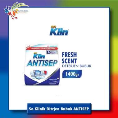 So Klin Diterjen Bubuk ANTISEP (12sachet +2sachet- 46gr)