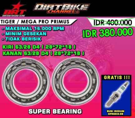 Bearing Klaher Laher Kruk As BRT TIGER GL MEGAPRO Primus